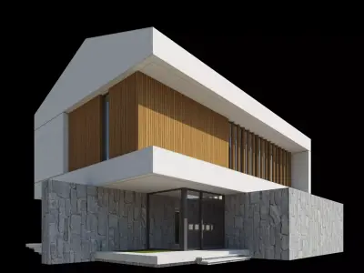 Modern Villa Design 012 3D model