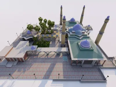 MOSQUE-Mosque Complex 3D model