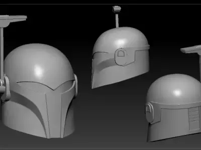 Sabine Wren from Ahsoka Helmet 3d print STL Files Bundle 3D print model