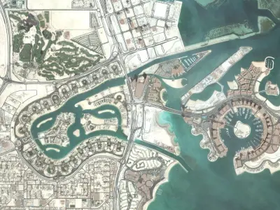 Cityscape Doha Qatar 3D model