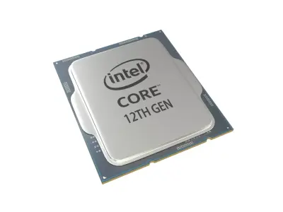 Intel CPU 12 Gen v1 001 Low-poly 3D model