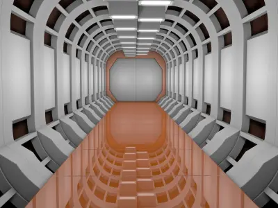 Sci Fi Corridor 3D model