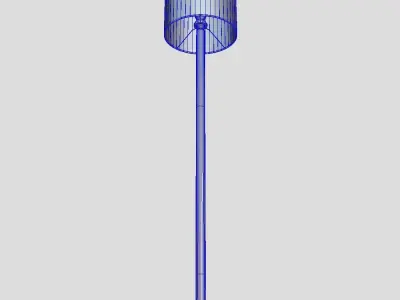 Standing Lamp  Low-poly 3D model