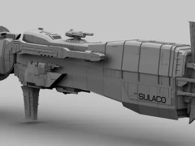 USS SULACO 3D model