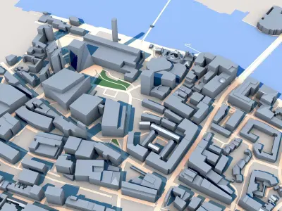 Globe Theatre London United Kingdom 3D model