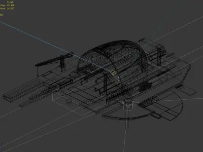 Battleship - Repair Station 01 3D model