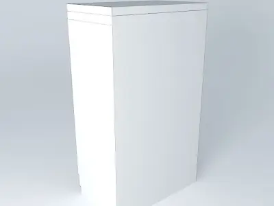 Kit814 Exhibiting Refrigerator 2 Doors By Alex Marques Free 3D model