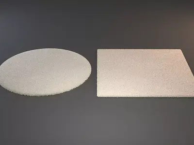 Decorative Rugs 3D model