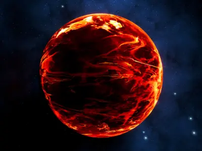 Sci-Fi Planets Pack vol 1 Low-poly 3D model