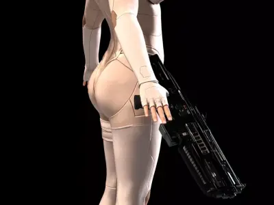 MAJOR MOTOKO KUSANAGI  Thermoptic Suit  3D model