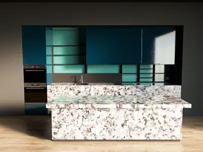 24-Kitchen12 glossy 2 3D model