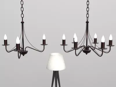 Lamp pack 3D model purchase