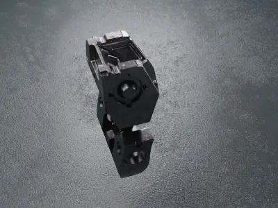 Robotic tors skeleton scifi 3D model