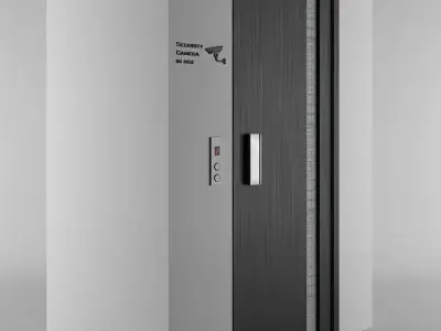Elevator door 3D model purchase