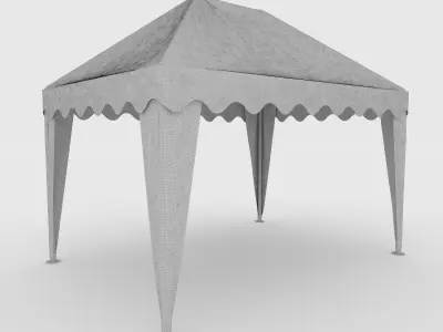 Gazebo Tent 8 250 cm X 350 cm 3D model