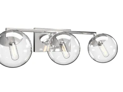 Mod 3-light Bath Vanity Wall Light P2856 3D model