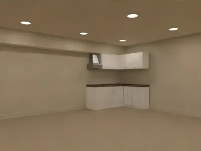 Backrooms  Free low-poly 3D model