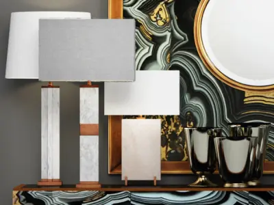 Accents of copper 3D model