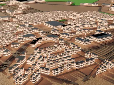Tsukuba Japan Citymap Building 3D model
