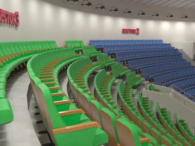  Performance Arena with Circus Artillery Props 