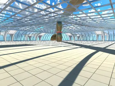 Sci-Fi Building 12 3D model