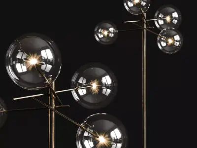 Floor lamp Gallotti and Radice Bolle 3D model