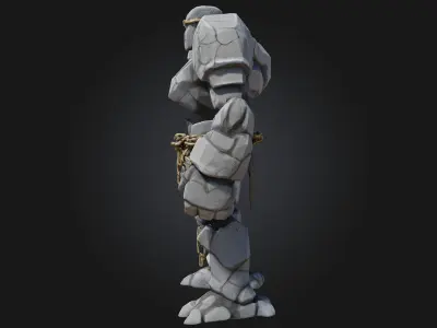 Stone Guardian  3D model