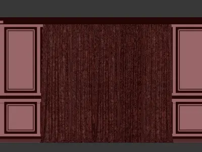 Curtain Set 240 3D model