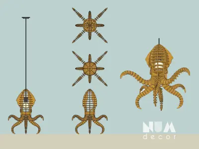 Cuttle light 3D model