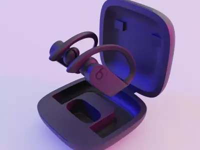 BEATS POWERBEATS PRO NAVY Low-poly 3D model