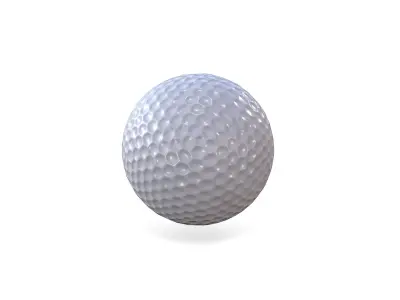  Golf Ball Low-poly PBR 