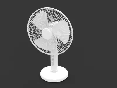 Electric floor fan 3D model