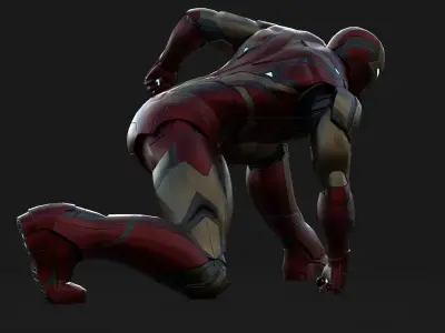IRON MAN MARK 85  Low-poly 3D model