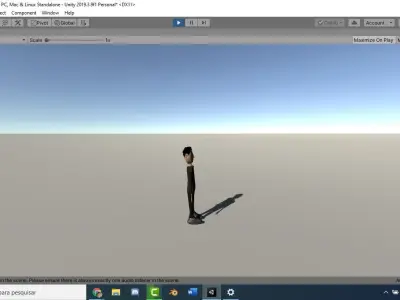 Simple man human model Low-poly 3D model