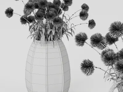 artificial flower bouquet 3D model