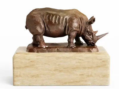 RH Rhino sculpture 3D model
