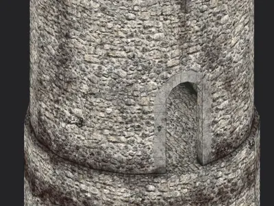 The Herring Tower Low-poly 3D model