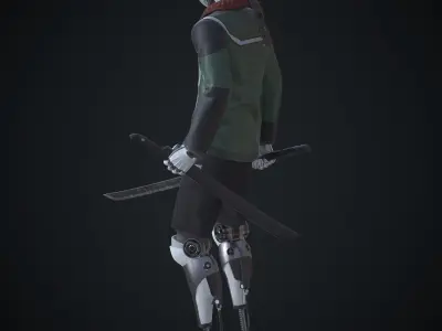 Sci-fi character - Robot 3D model