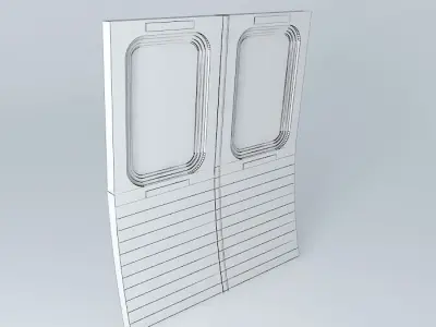 Subway Door 3D model