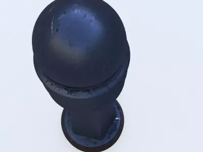 Metal Street Obstacle 3D model