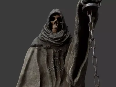 Halloween Set Low-poly 3D model