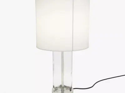Blown Glass Table Lamp by West Elm 3D model