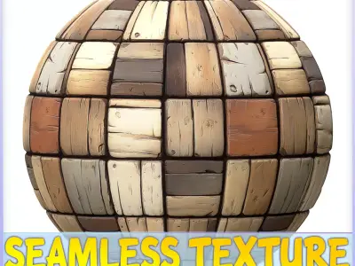 Stylized Tile Seamless Texture Texture