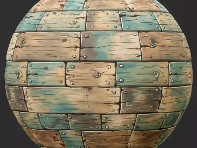  Stylized Wood Seamless Texture  Texture