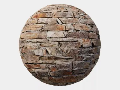 Stone Wall PBR Texture 06 Texture