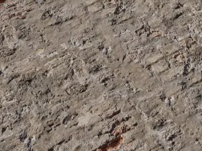 Aged Plaster Over Brick Wall Texture