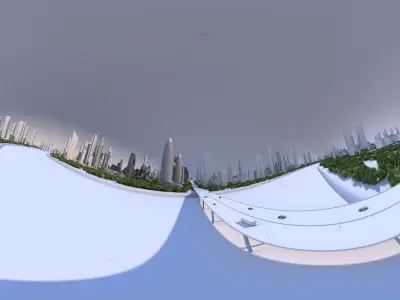 3D model Urban Architecture Block Landscape Animation 3D model