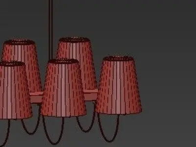 Imperial Chandelier 10 Loft Concept 3D model