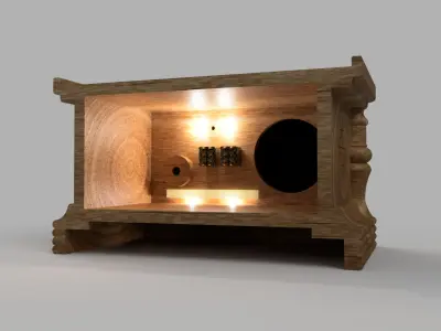 Vintage Radio 3D model purchase