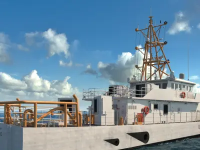  Coast Guard Cutter Jacob Poroo Sentinel Class Ship 